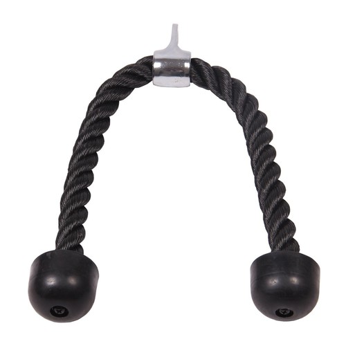Tricep pull down - down, rope