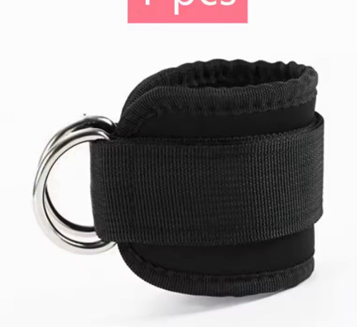 Black ankle wrist strap cable - black,