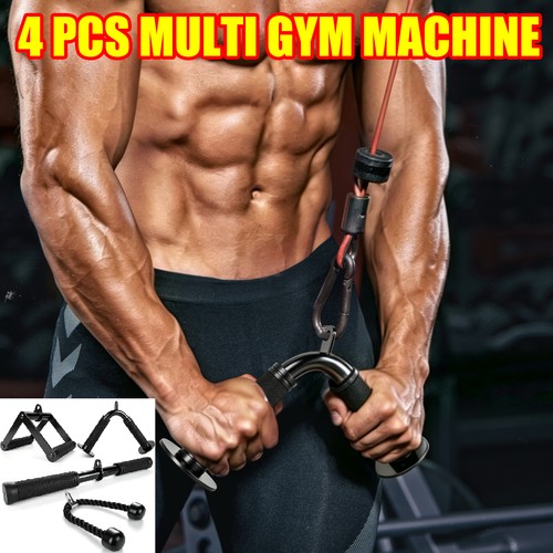 Tricep pull down rope bicep - down,