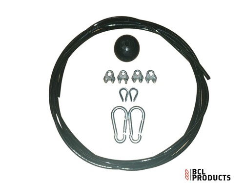 6mm black nylon coated - nylon, diy