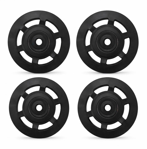 Black cable machine pulley - black,